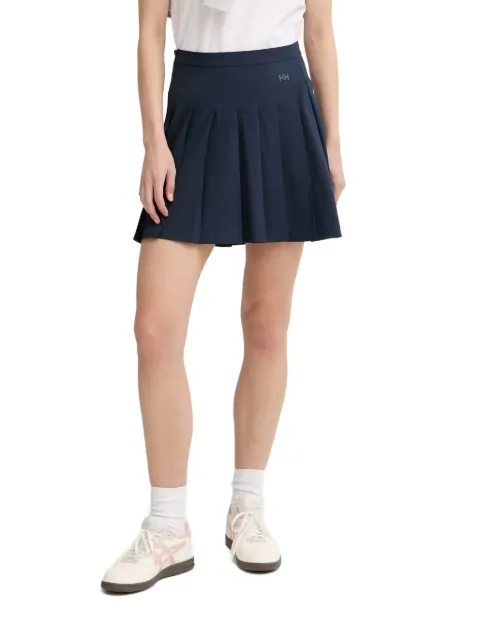 Helly Hansen Thalia pleated logo-patch skirt