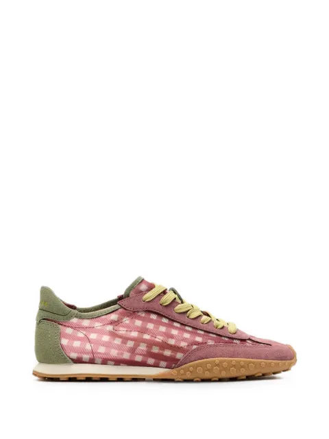 Hoff Bridge gingham-pattern sneakers