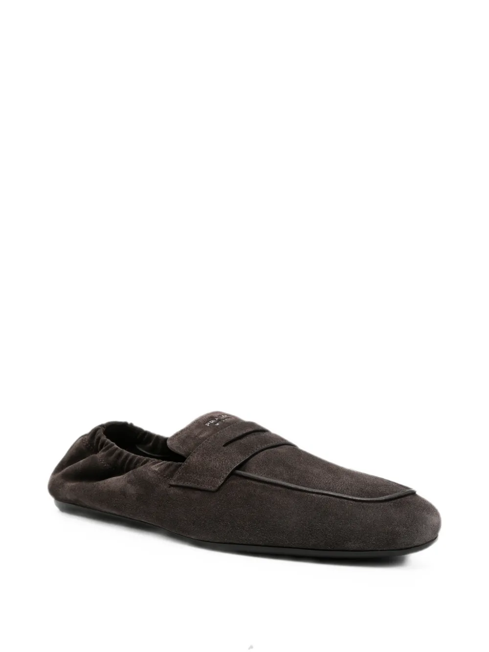 Prada suede penny loafers Bruin