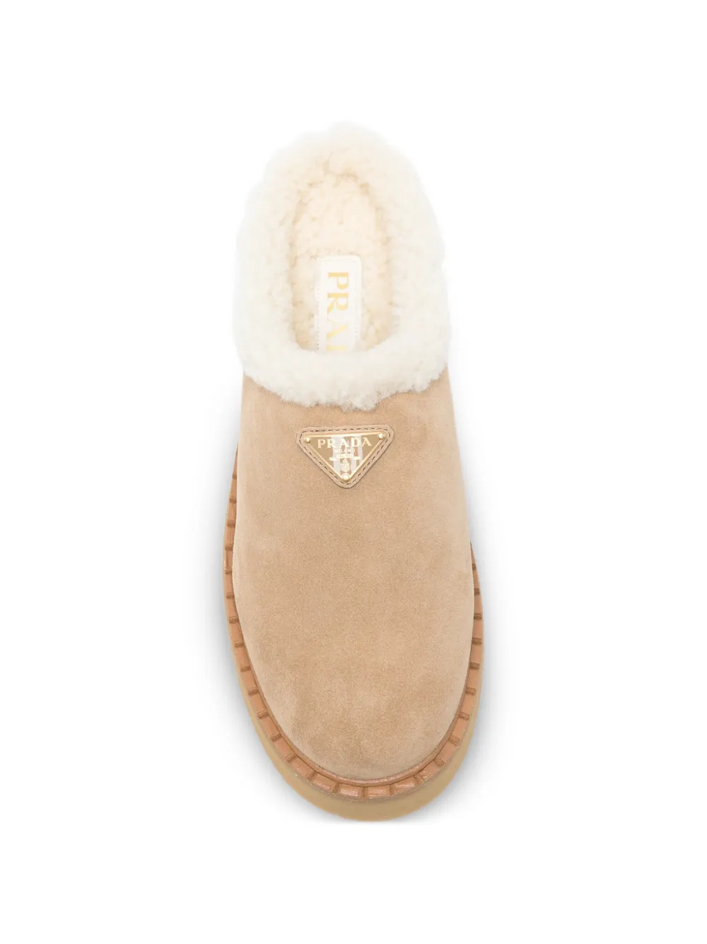 Prada platform sandals Beige