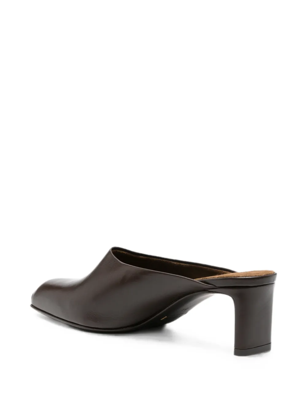 KHAITE square-toe mules Bruin