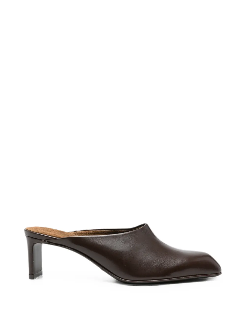 KHAITE square-toe mules Bruin