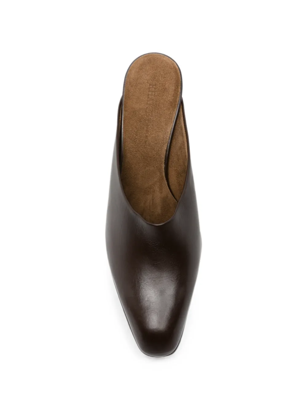 KHAITE square-toe mules Bruin