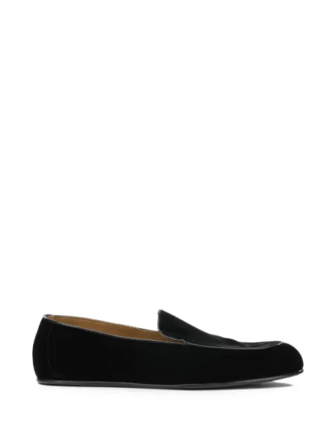 TOM FORD velvet piping loafers