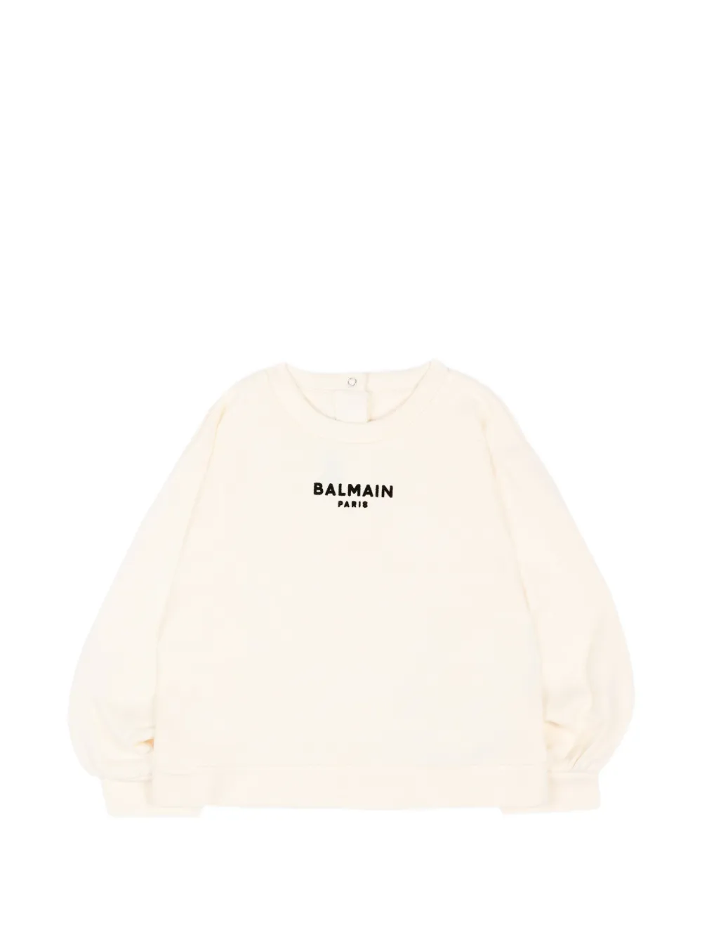 Balmain Kids logo-print sweater - Bianco