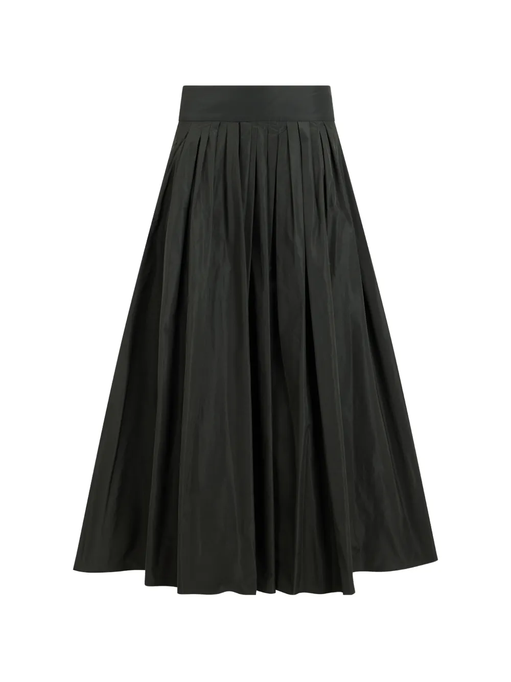 'S Max Mara pleated A-line skirt - Green
