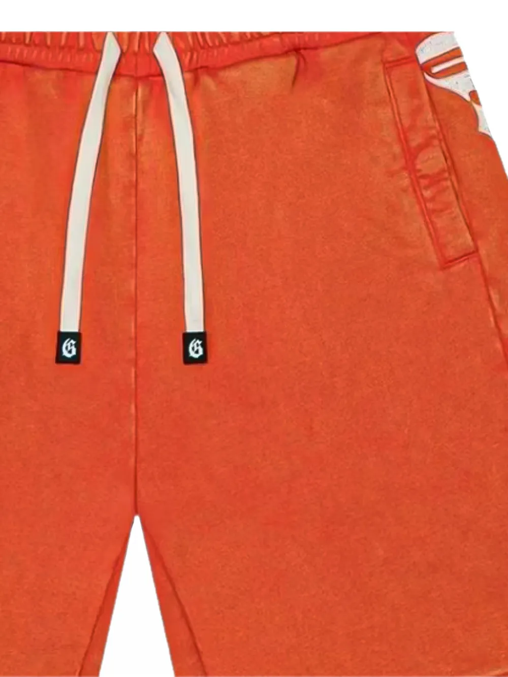 GODSPEED Courtside shorts met logoprint Oranje