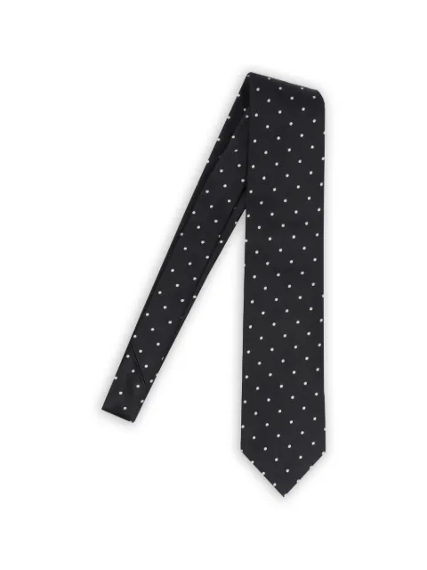 TOM FORD polka-dot silk tie