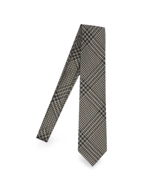 TOM FORD check silk tie