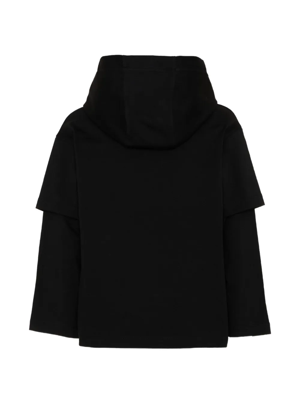 Balmain Kids Hoodie met logoprint Zwart