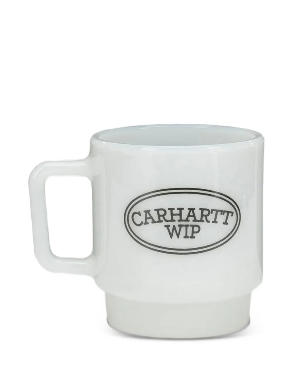 Carhartt WIP Hugging Cats glass mug - Bianco