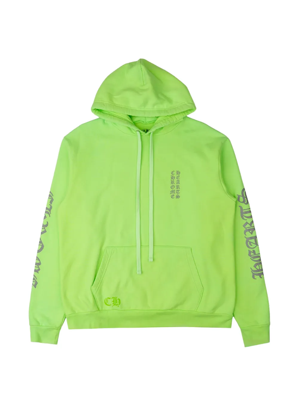 Chrome Hearts Miami logo-print hoodie - Grün