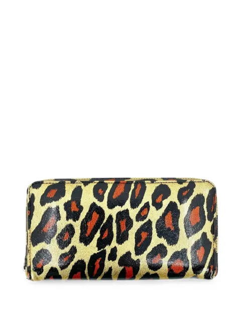 Chrome Hearts Cemetery Cross leather wallet