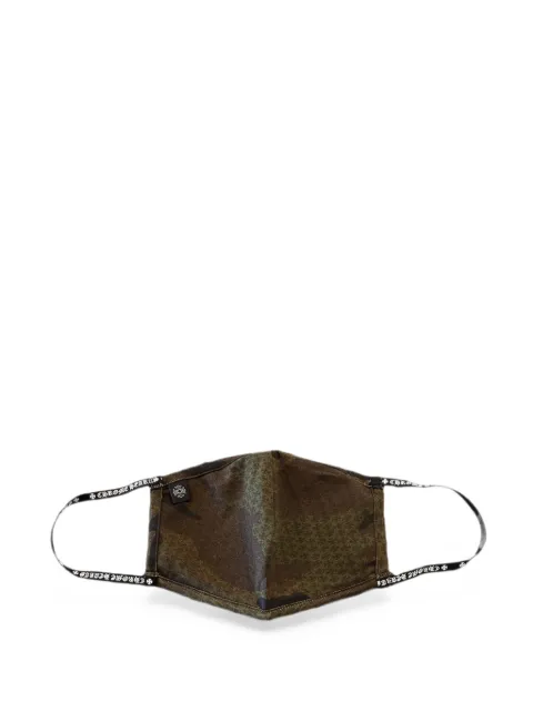 Chrome Hearts Cross Plus camo-print face mask