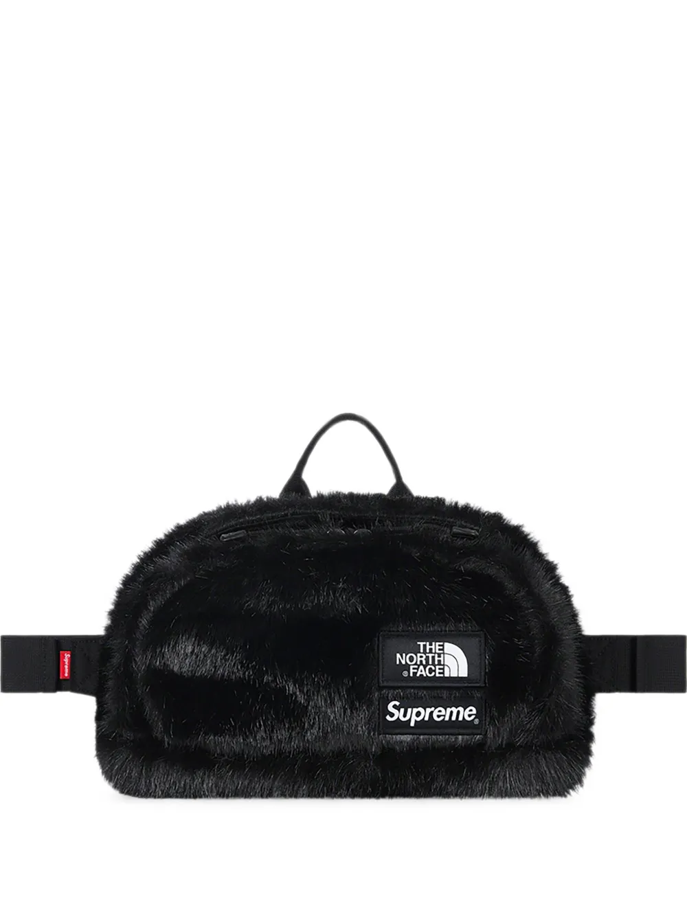 Supreme x The North Face faux-fur belt bag - Schwarz