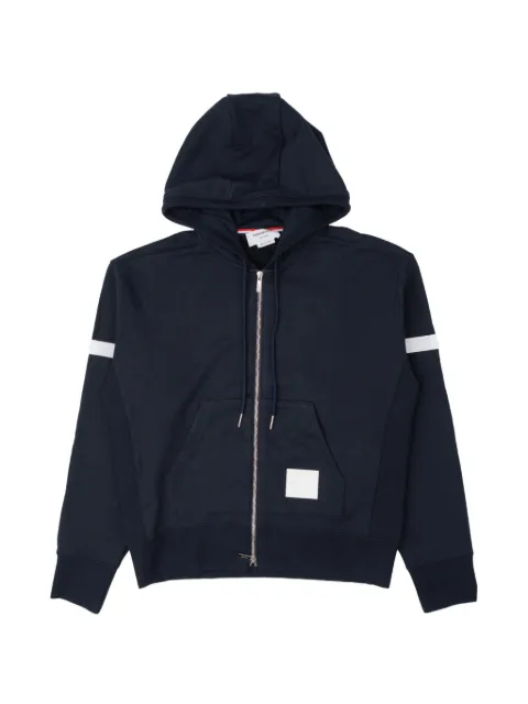 Thom Browne loopback-jersey armband hoodie