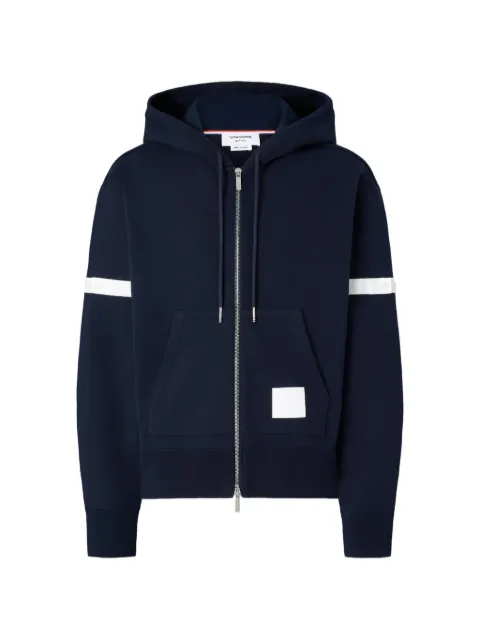 Thom Browne loopback-jersey armband hoodie