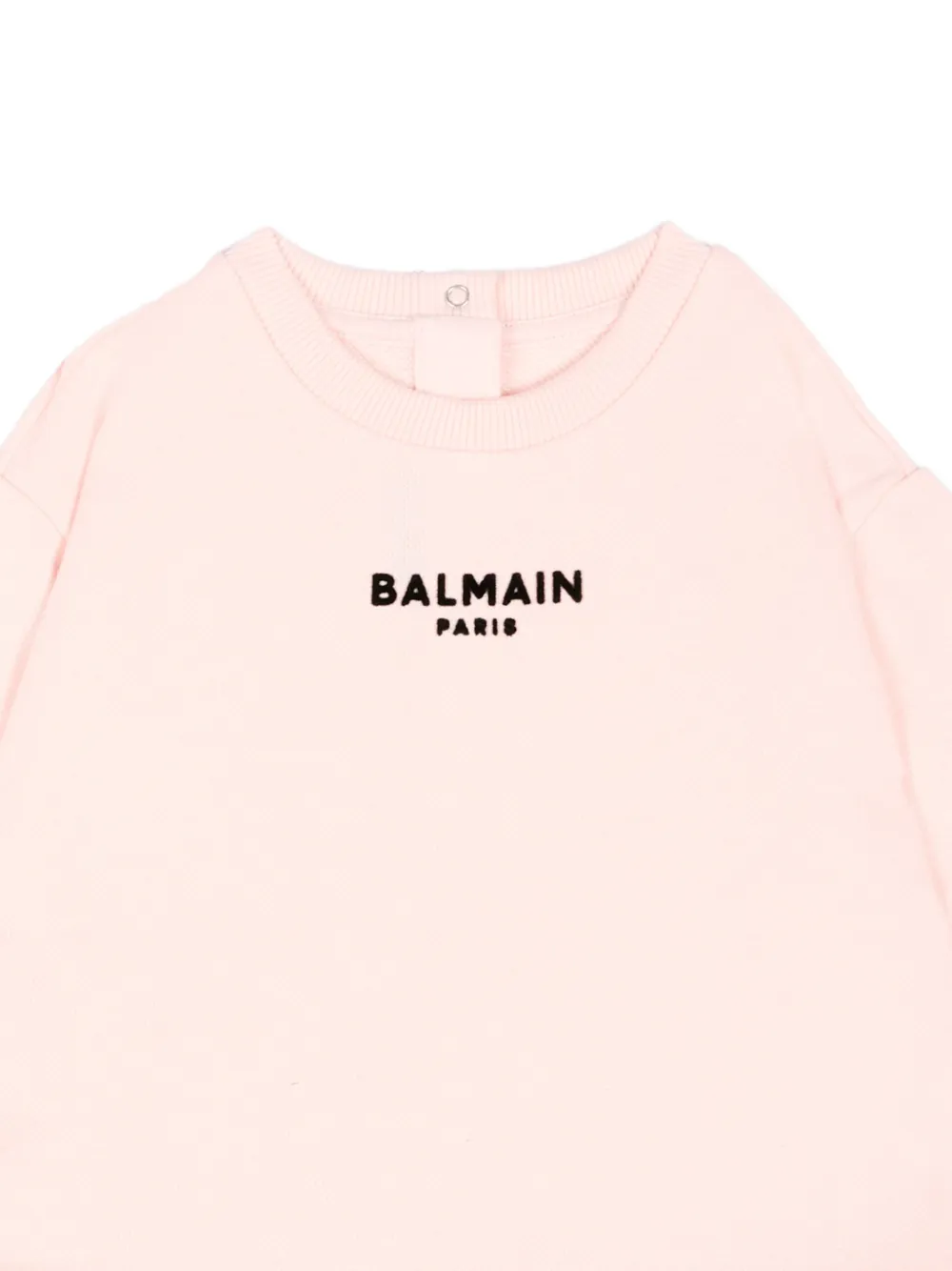 Balmain Kids Sweater met logoprint Roze