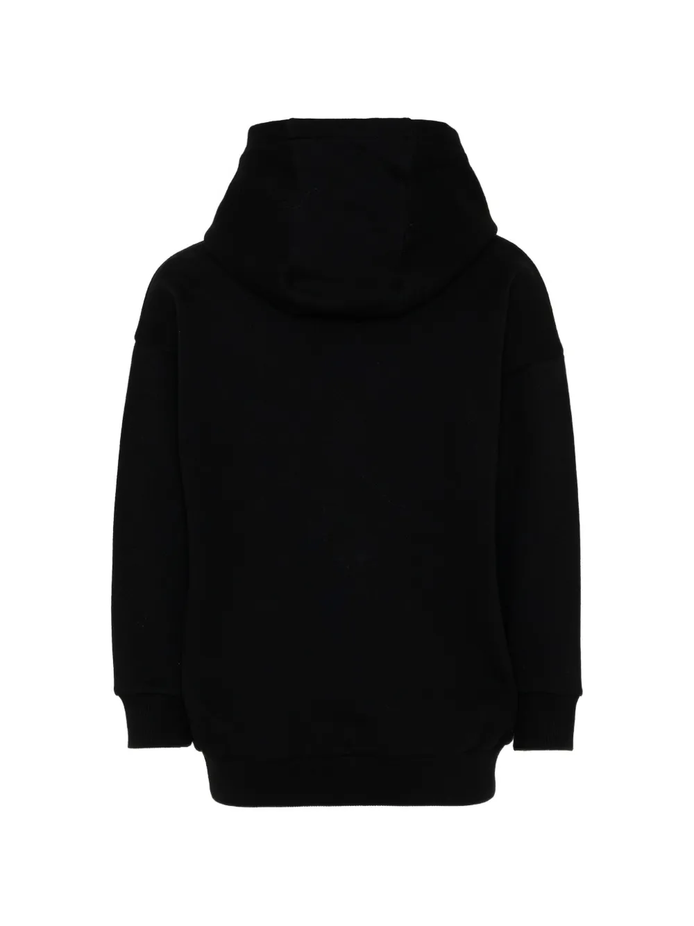 Balmain Kids Hoodie met tekst Zwart