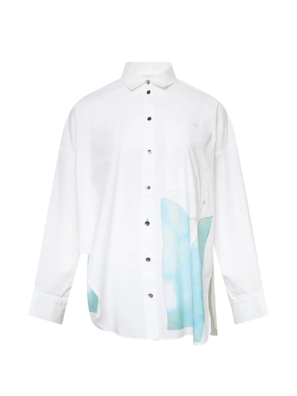 Enföld leaf-motif shirt - Bianco