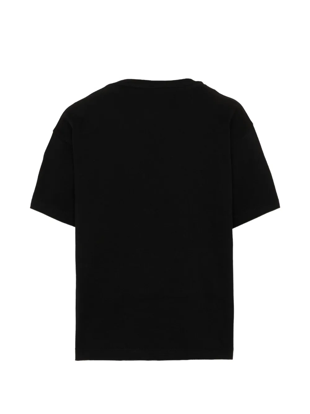 Balmain Kids T-shirt met tekst Zwart