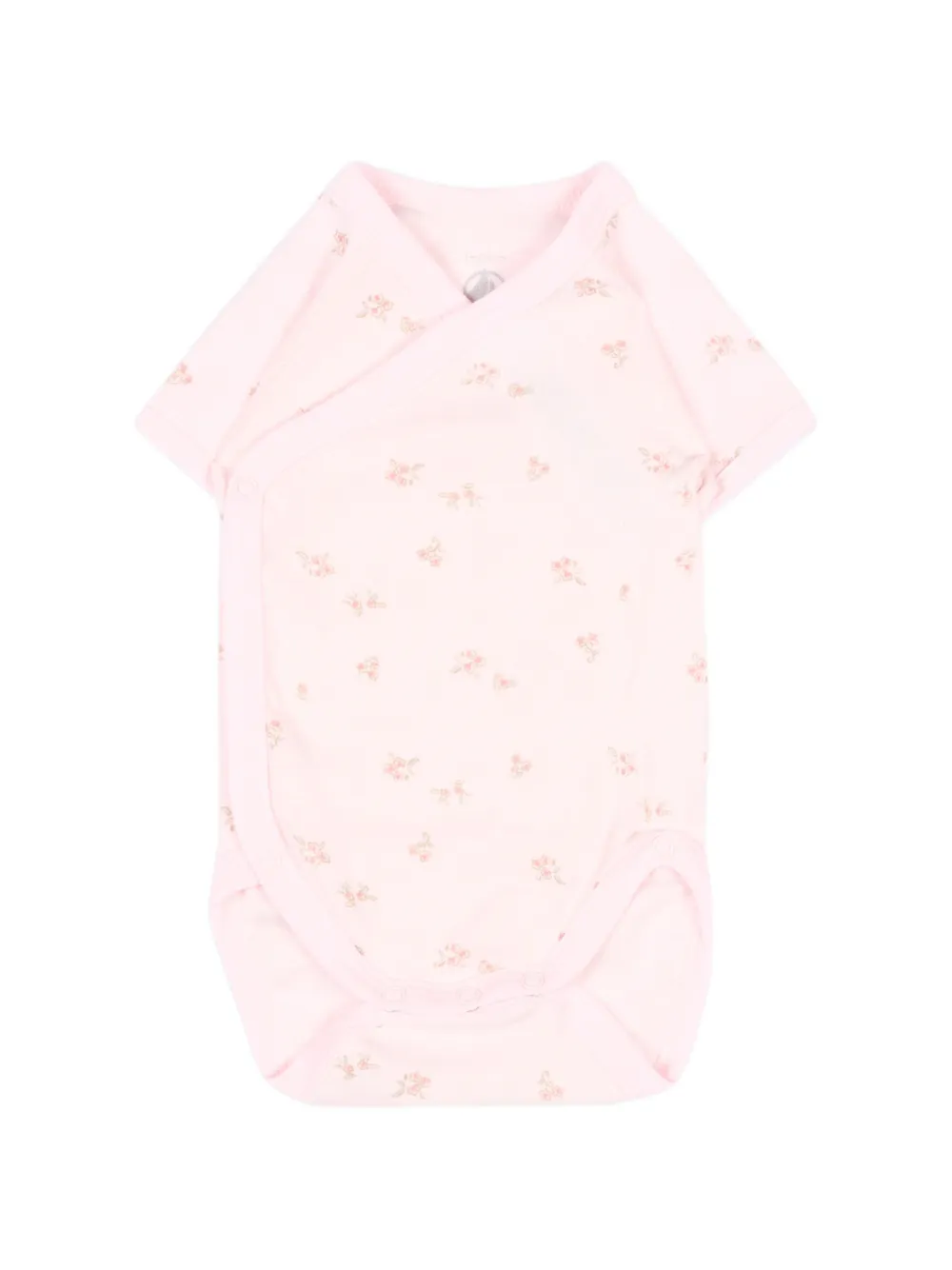 Petit Bateau Drie rompers met bloemen-print Roze