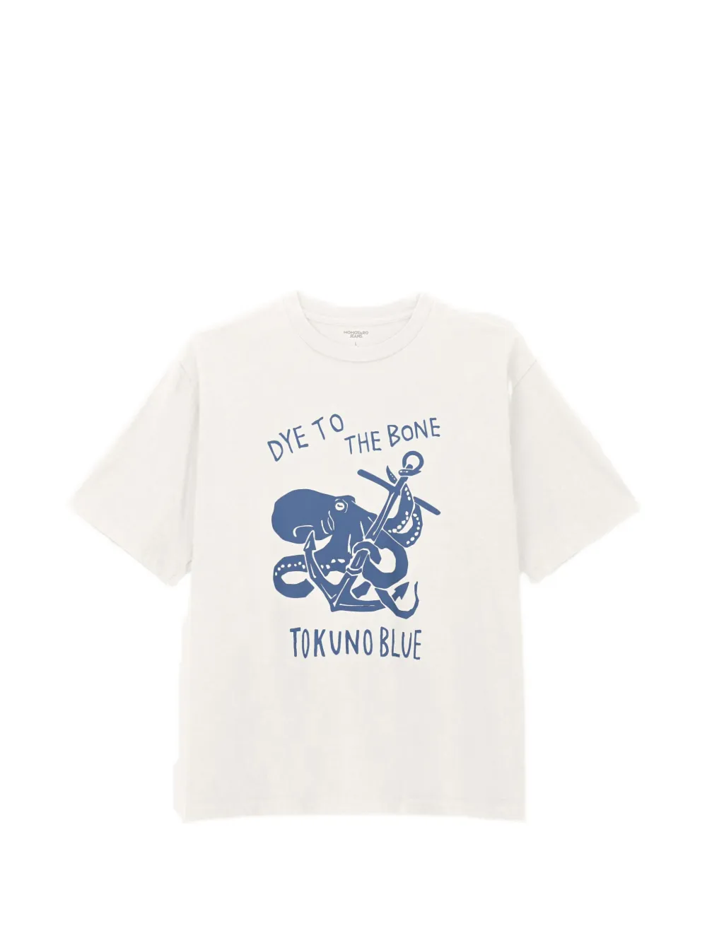 Momotaro octopus-print cotton T-shirt - Weiß