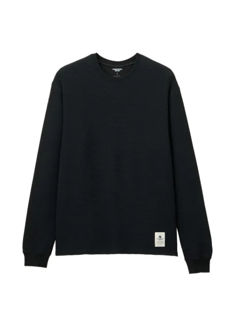 Momotaro waffle-knit long-sleeve T-shirt