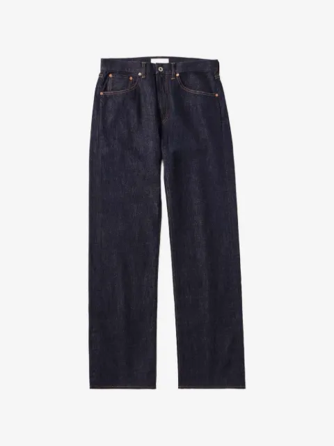 Japan Blue Jeans logo-patch wide-leg jeans