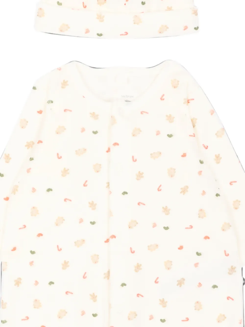 Petit Bateau Pyjama met print Beige