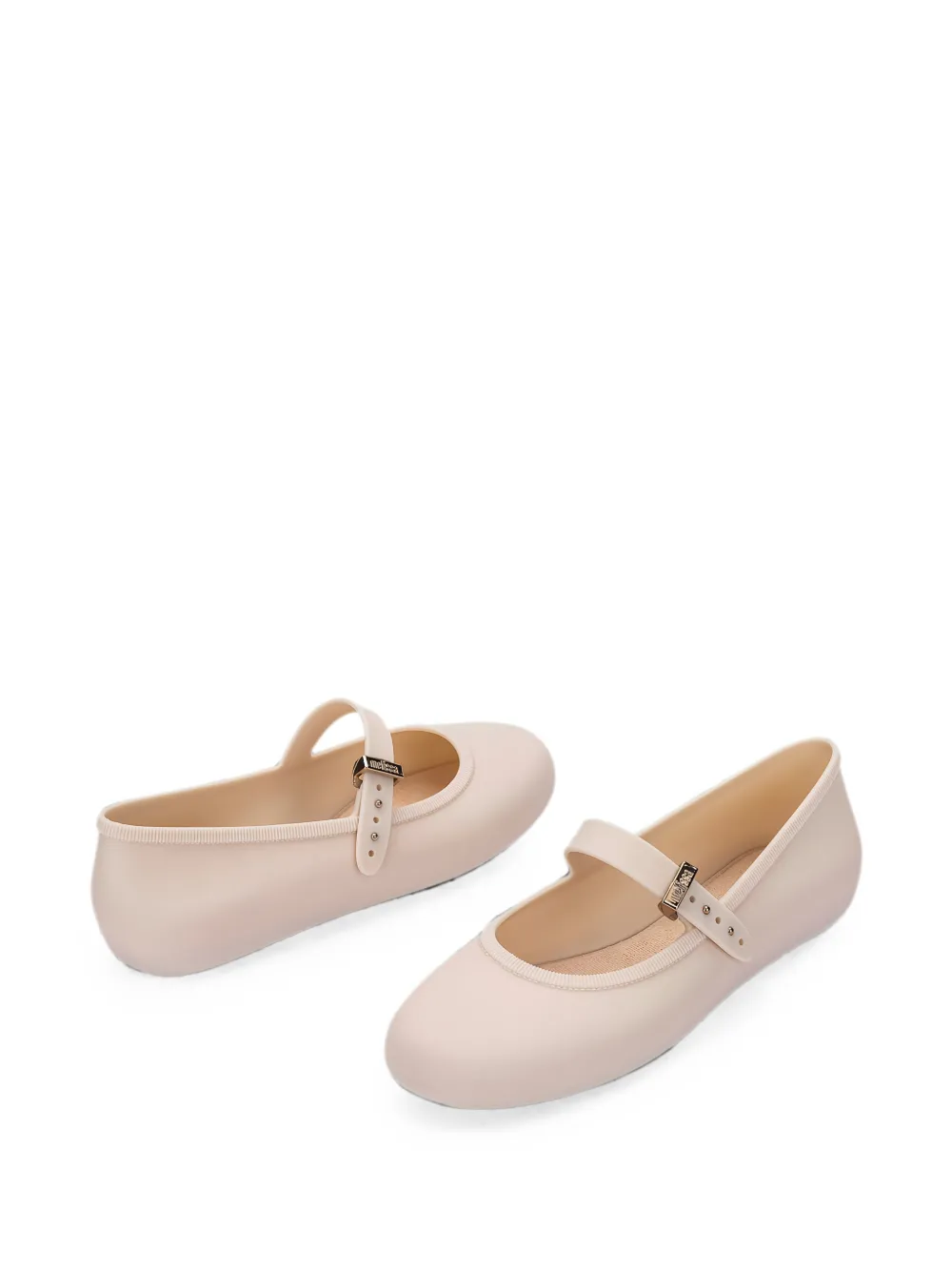 Melissa Soft ballerina's met gespsluiting Beige