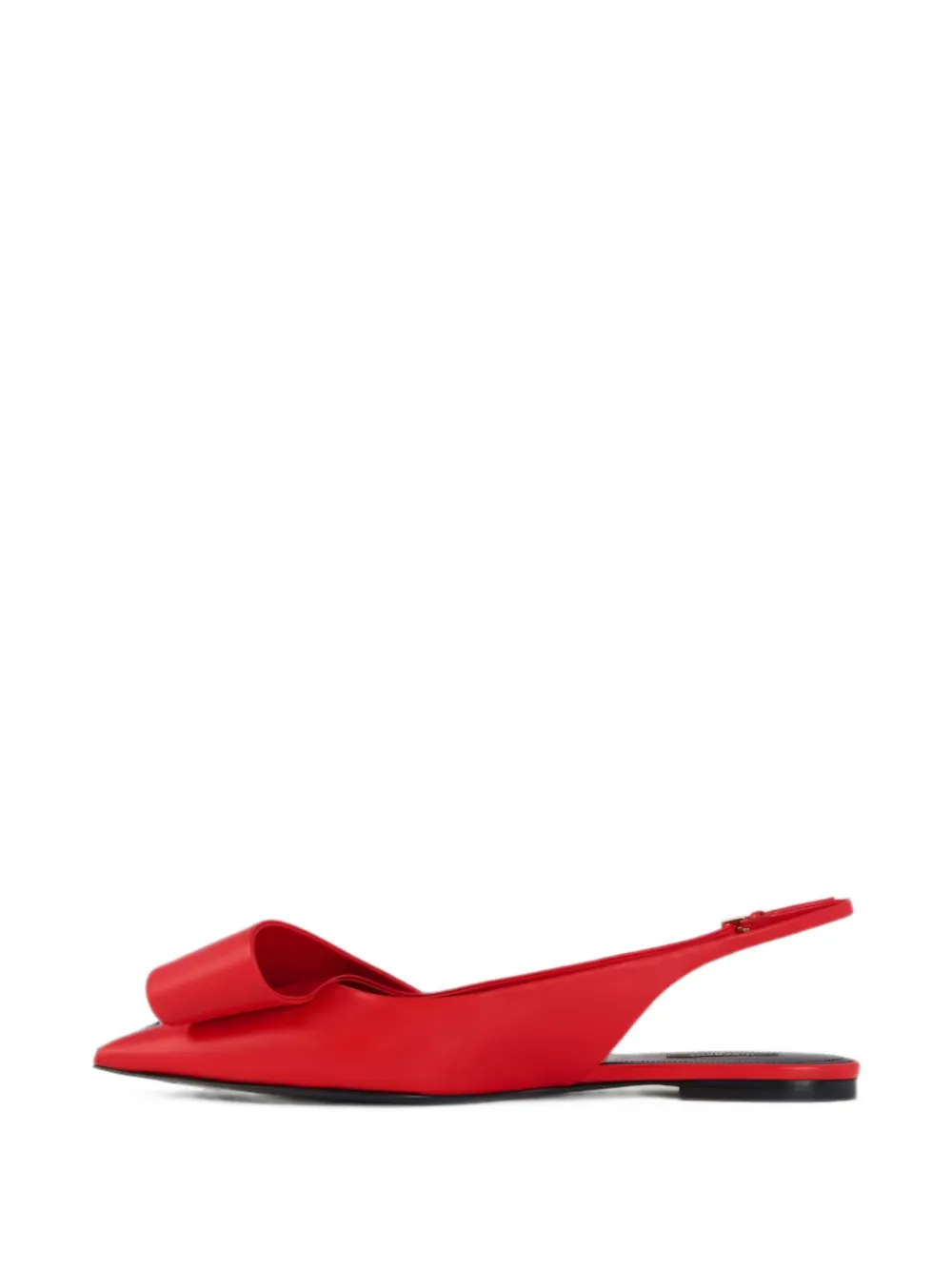 Givenchy twisted-ribbon slingback ballet flats Rood