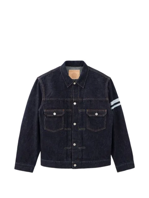 Momotaro Classic stripe-detail denim jacket