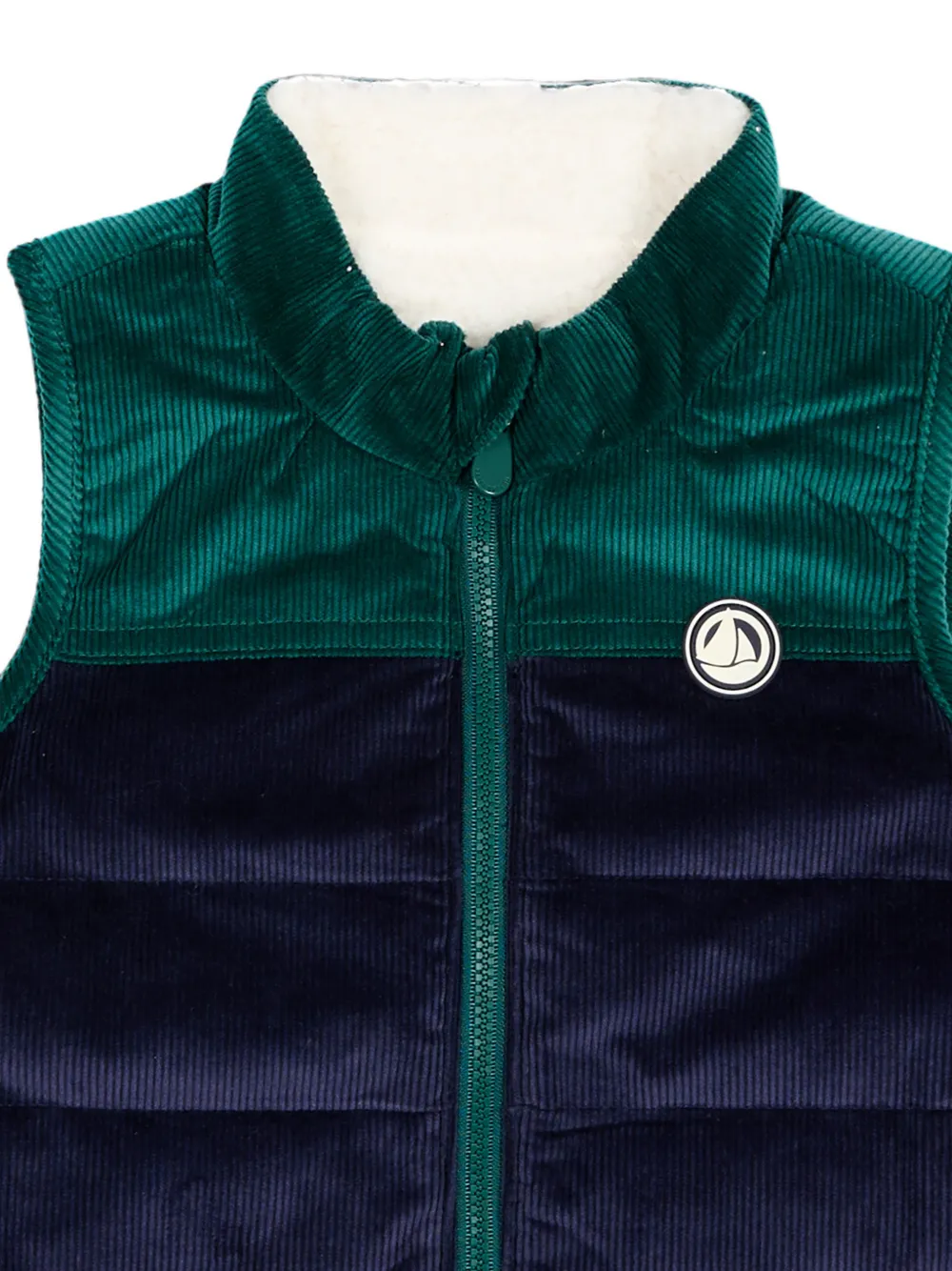 Petit Bateau Omkeerbare bodywarmer Blauw
