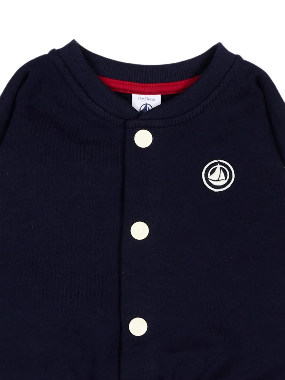  Petit Bateau Teddy Logo-patch Bomber Jacket - Bleu 