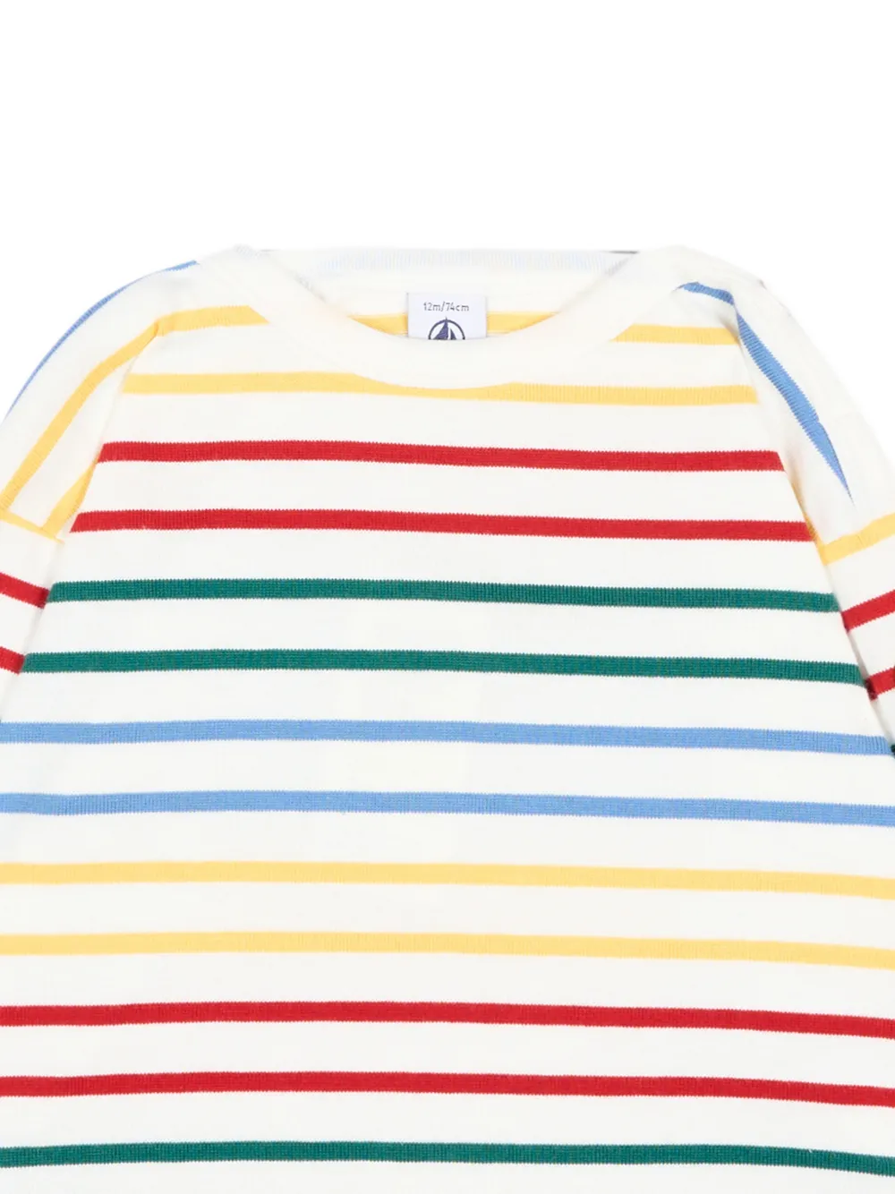 Petit Bateau T-shirt met lange mouwen Wit