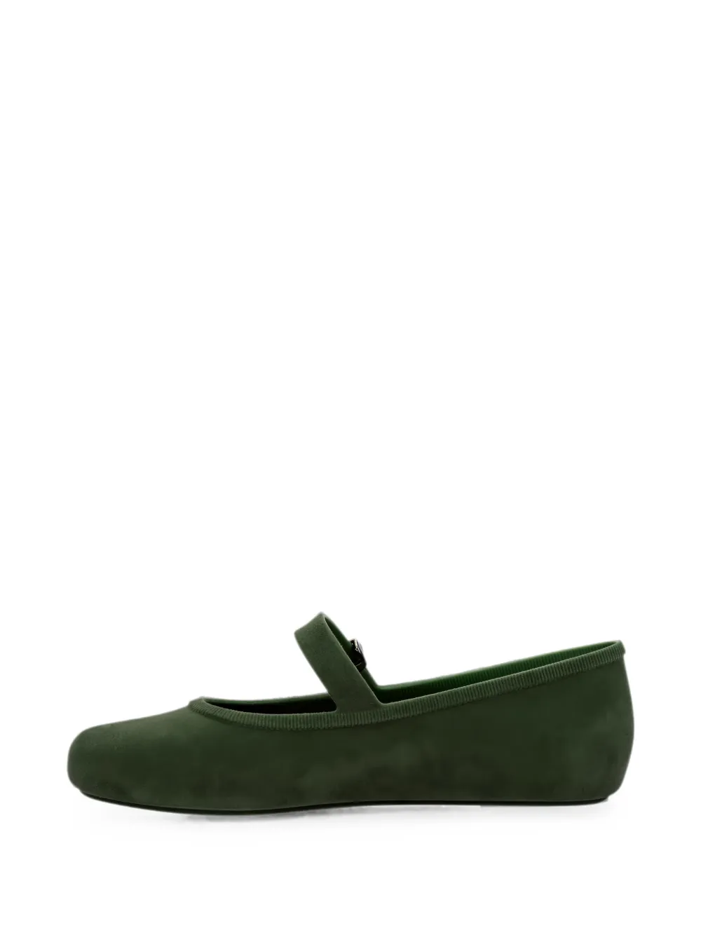 Melissa Soft Ballerina fluwelen ballerina's Groen