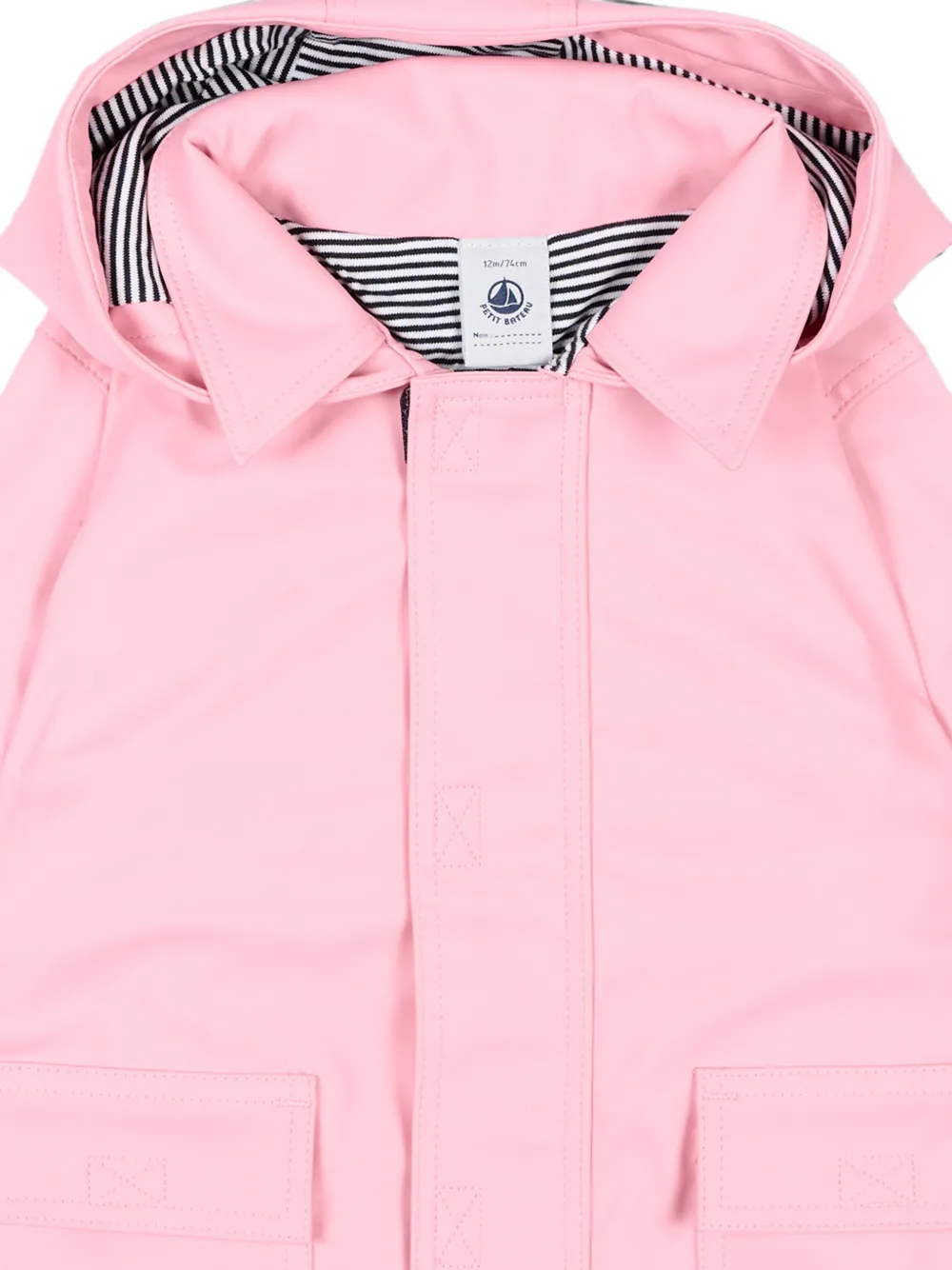 Petit Bateau Regenjas met capuchon Roze