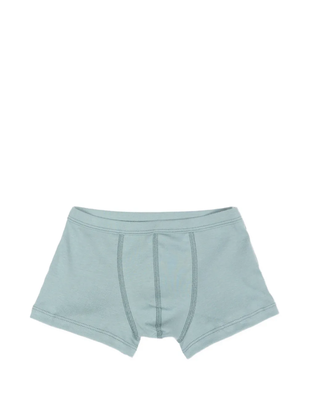 Petit Bateau Drie gestreepte boxershorts met draken-print Wit