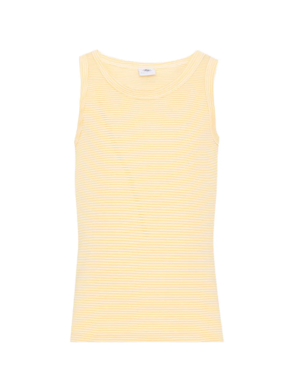 Petit Bateau Gestreepte top met grafische print (set van twee) Geel