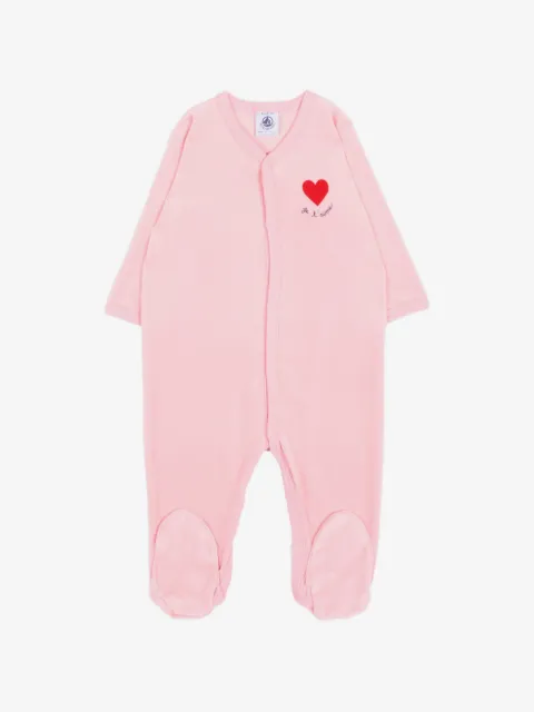 Petit Bateau pyjama à motif cœur