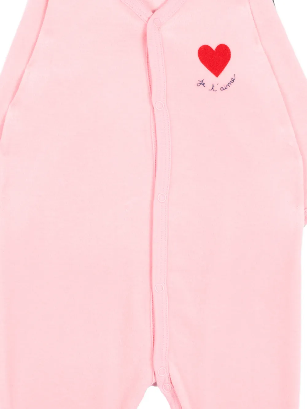 Petit Bateau Pyjama met hart-patroon Roze