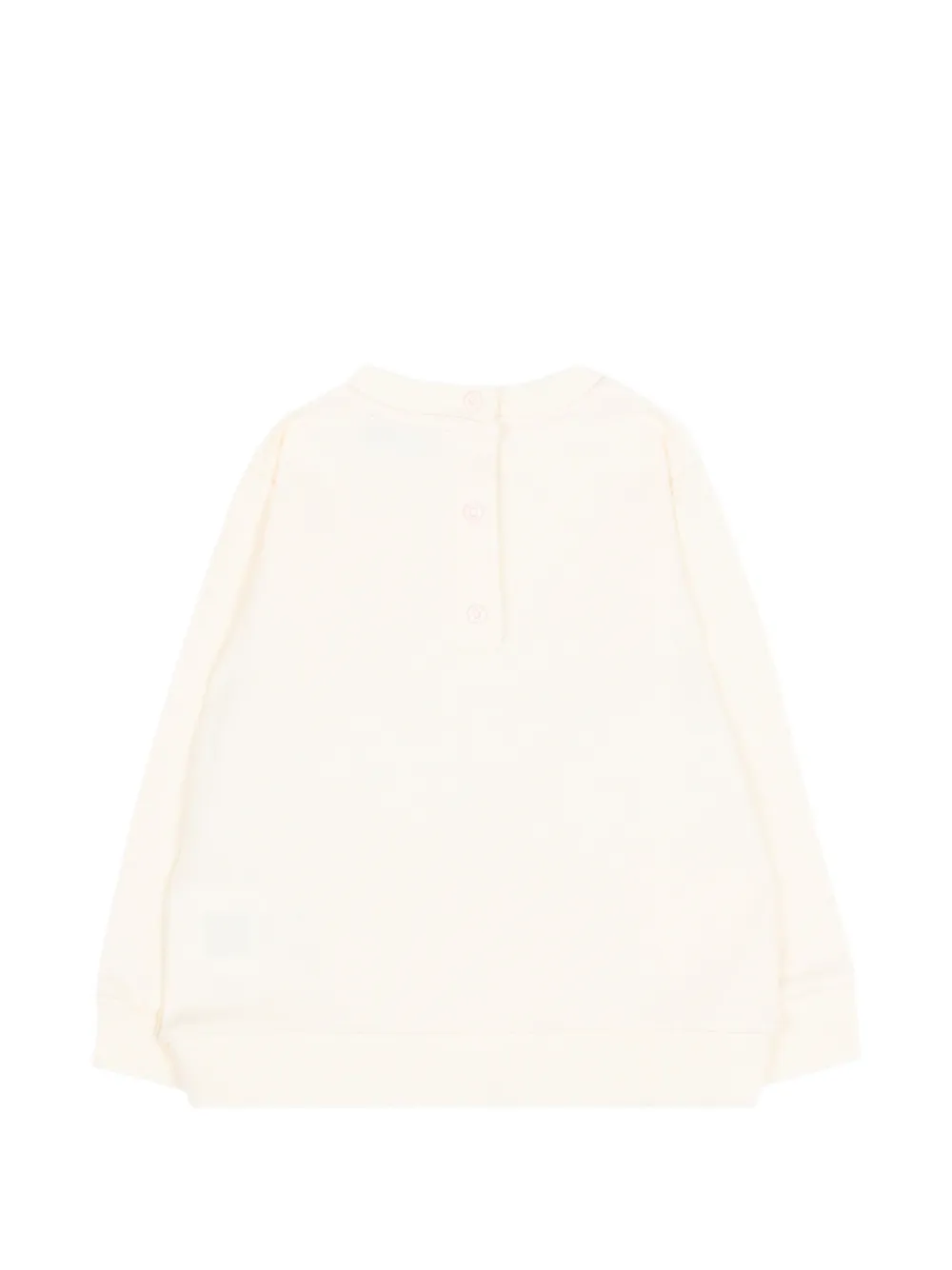 Missoni Kids Sweater met zigzag-print en logo-print Beige