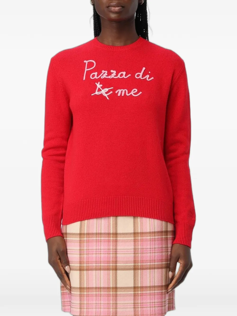 MC2 Saint Barth embroidered crew-neck sweater · XS