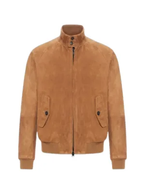 Baracuta スエード ジャケット | ブラウン | FARFETCH JP