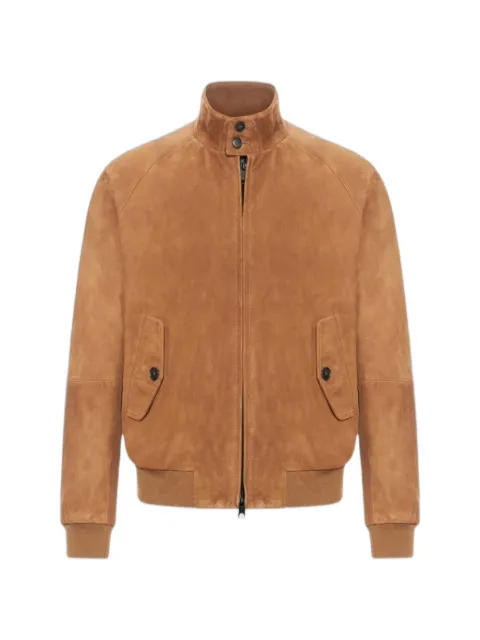 Baracuta G9 Harrington suede jacket