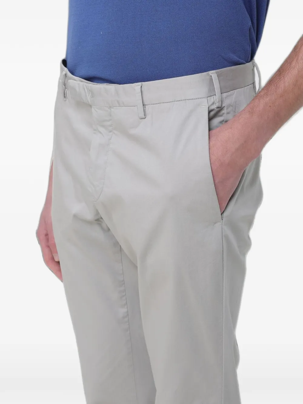 PT Torino Chino broek Grijs