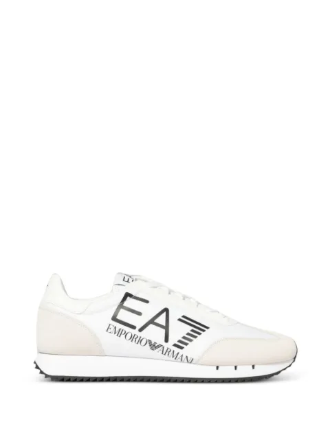Ea7 Emporio Armani logo-print panelled sneakers