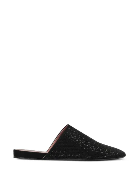Premiata strass-embellished leather mules