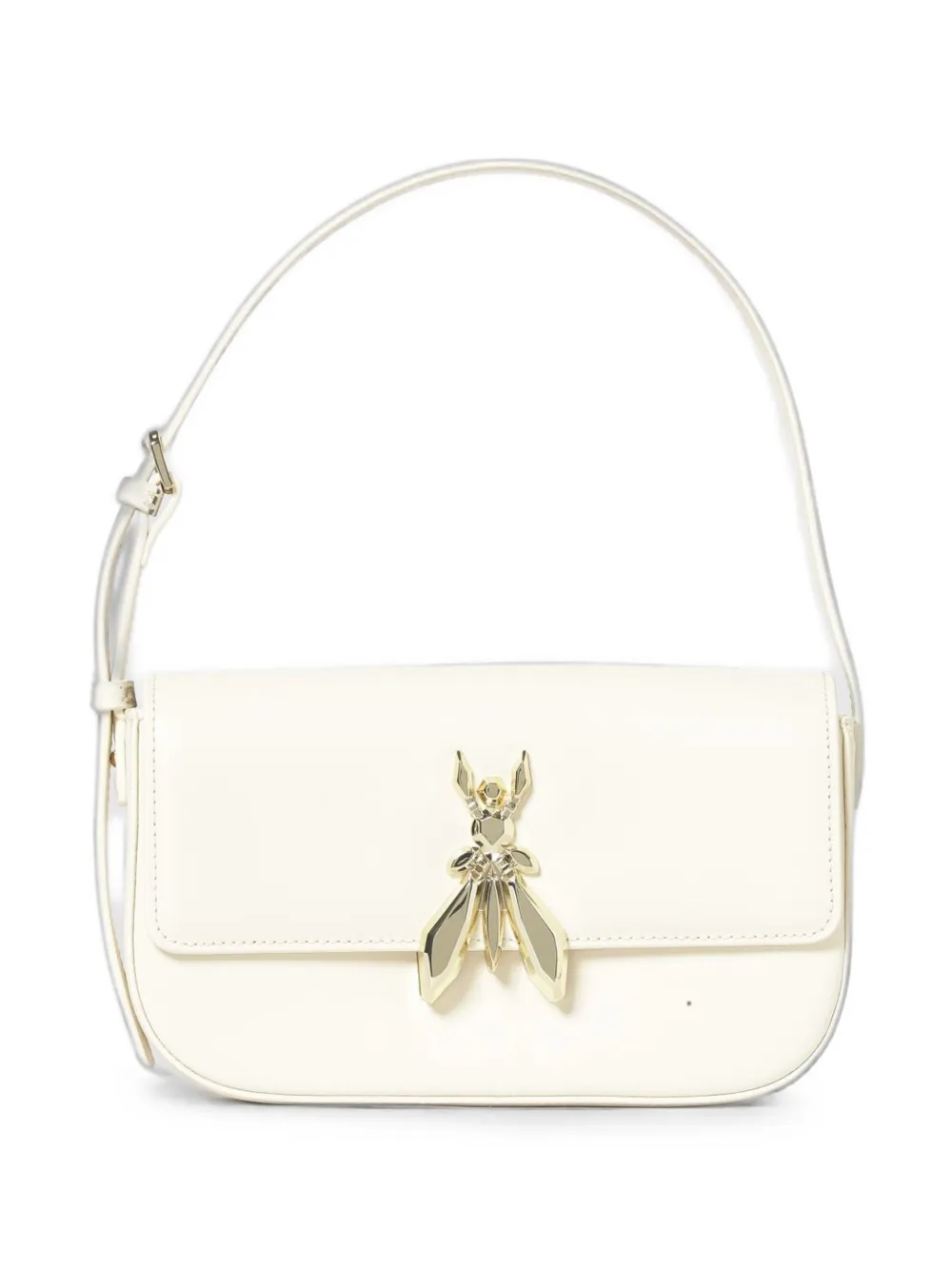 Patrizia Pepe Fly leather shoulder bag - Bianco